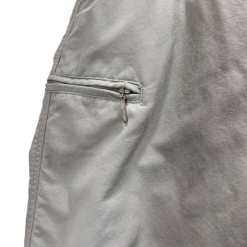 Cabelas Womens Outdoor Hiking Pants Zipper Pockets 12 Nylon Beige Active - Picture 7 of 13